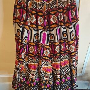 Cato Multicolor A-Line Skirt